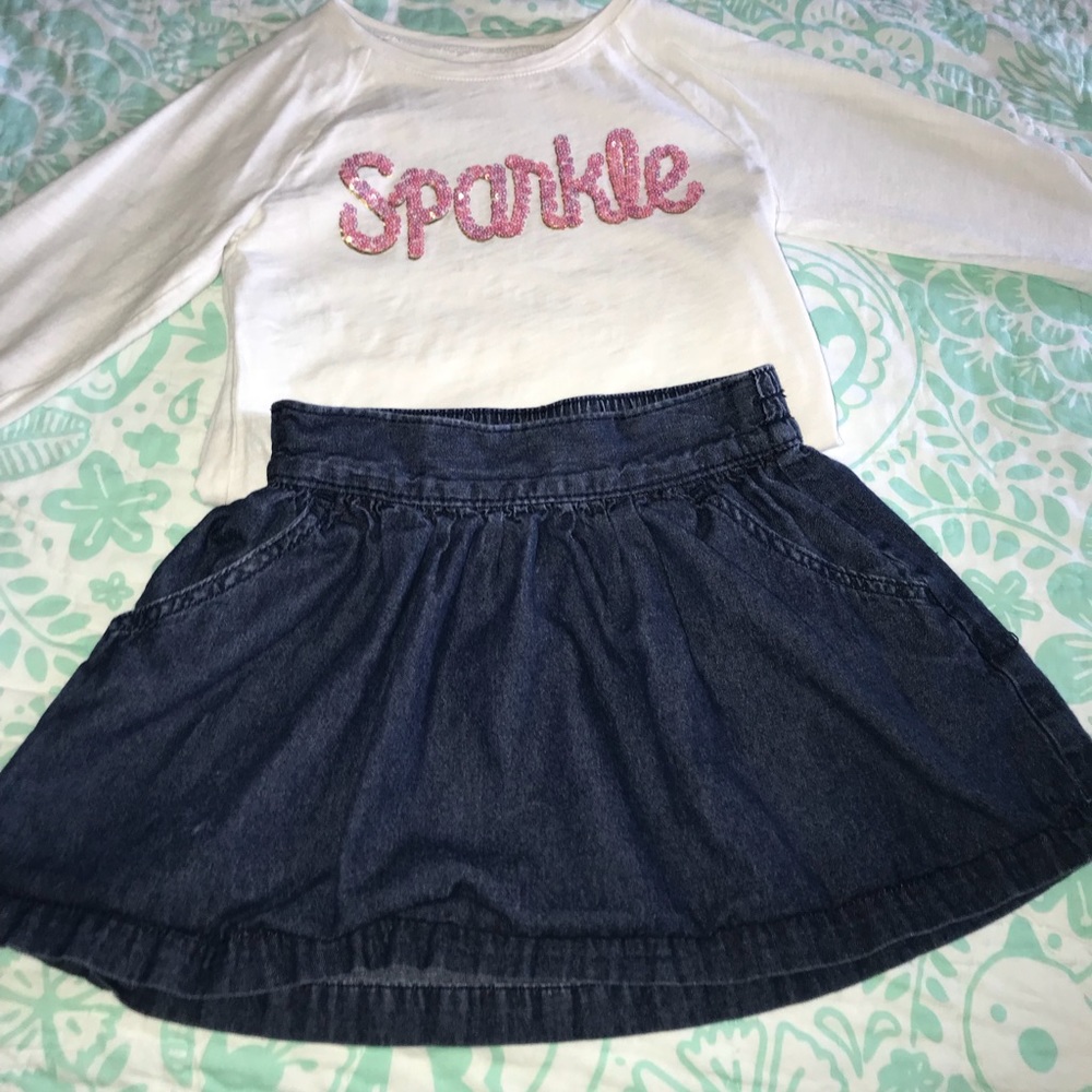 ⭐️ Cherokee Denim Skirt - Girls 6X